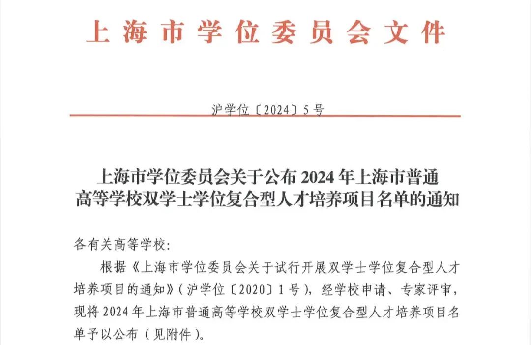 2024年正式启动招生！蜜桃视频
新增四个“外语类专业+计算机科学与技术”双学士学位项目！